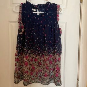 Floral, flowy tank